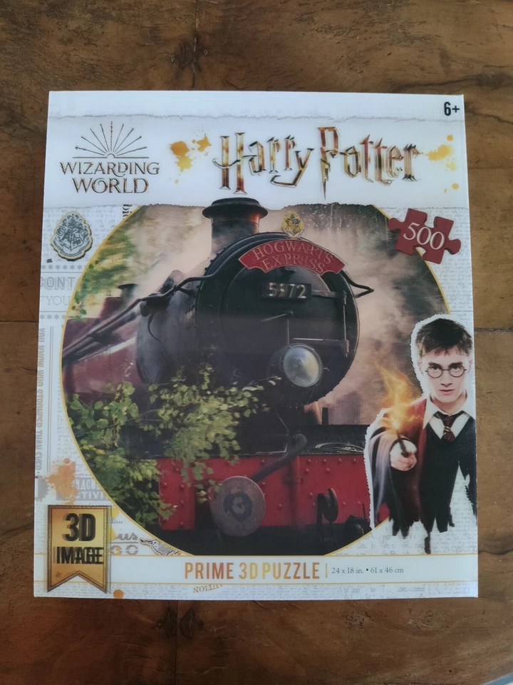 HARRY POTTER WIZARDING WORLD PUZZLE 3D TRENO HOGWARTS EXPRESS 500 PEZZI NUOVO - Immagine 1 di 2