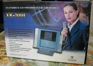 Telefono Calcolatrice Calendario Da Scrivania XK 500 cod 93855 con Auricolare - Foto 1 di 3