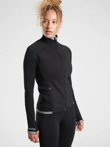 Giacca ibrida ATHLETA Andes, nuova con etichette, XS, nera, prezzo al pubblico consigliato $148 WKTP-1 - Foto 1 di 4