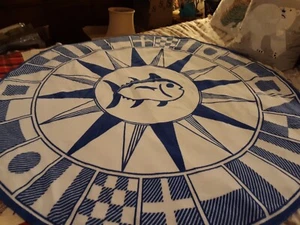 Southern Tide Round Fish Beach Towel Blanket - Picture 1 of 5