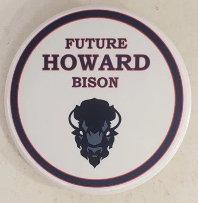 Howard University Future Howard Bison Pinback Button NCAA College - Image 1 of 3