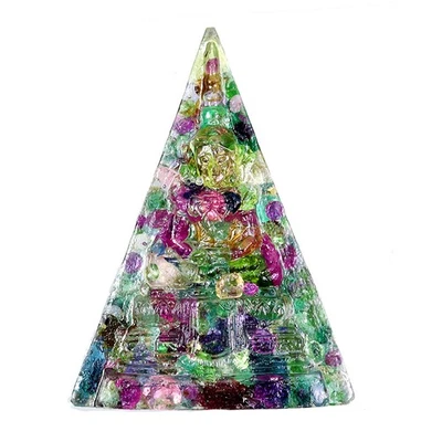 Handmade Gautama Buddha Thai Figure Statue Natural Ruby Emerald Sapphire 24.98ct - Image 1 of 4