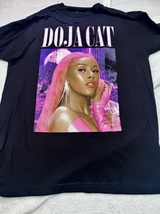 Doja Cat Short Sleeve T-Shirt Men's Size Black Xl Graphic Tee Rap - Picture 1 of 6