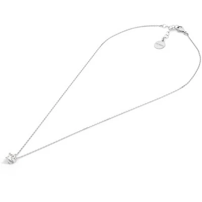 UNOAERRE Collana donna in argento punto luce centrale con cubic zirconia - Immagine 1 di 3