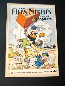 Les Pieds Nickelés 14 Chez les gangsters Perré 1936 Ed. SPE BE - Imagen 1 de 4