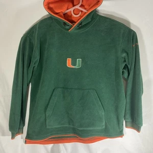 Miami Hurricanes Para hombres Columbia Polar Sudadera con Capucha Pullover Chaqueta Verde Grande - Imagen 1 de 6