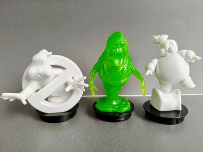 Paquete de 3 prototipos de cazafantasmas figura estatua tiro de prueba juguete colección raro Foto 1 de 4