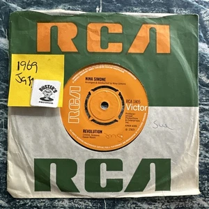 Nina Simone - Revolution 7” Vinyl Record Single VG+ - Picture 1 of 4