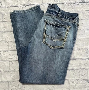 Ariat Herren Jeans M5 Slim Straight 40x30 Distressed Blau - Bild 1 von 12