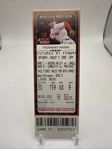 Futures At Fenway 8/09/2008 Game FF Ticket  - Picture 1 of 2