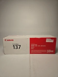 Cartucho genuino Canon 137 tóner para impresora láser - negro - Imagen 1 de 3