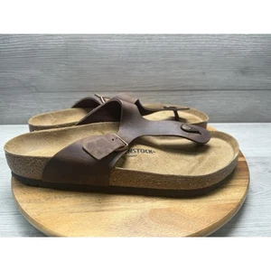 Neu im Karton Birkenstock Gizeh geöltes Leder in Habana 0743831 Herren 12 - Bild 1 von 9
