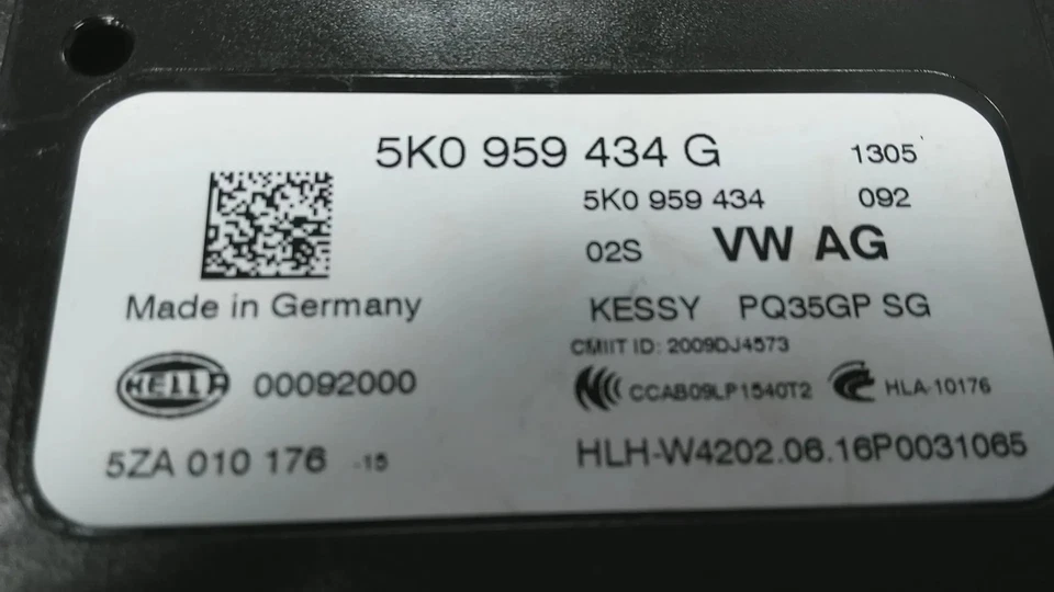 CENTRALINA VARIE VW Beetle (16AE) Cabrio 2.0 TDI 16V (CUUA) 2016 5K0959434G - Immagine 1 di 1