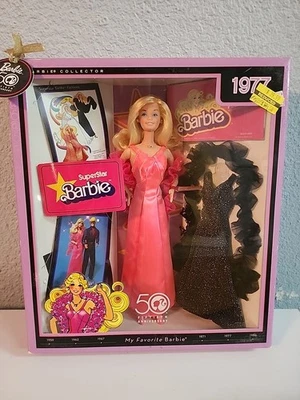 2008 Mattel My Favorite Barbie 50th Anniversary 1977 Superstar Barbie Doll NRFB - Image 1 of 4