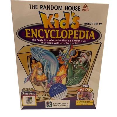 The Random House Kid's Encyclopedia 2 CD-ROM Disc Knowledge Adventure Jumpstart - Image 1 of 4
