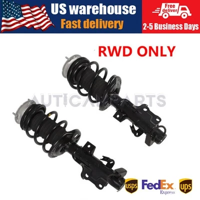 2PCS Front Shock Absorber Assys w/Magnetic for Cadillac CTS 2.0L 3.6L 2014-2019 - Image 1 of 4
