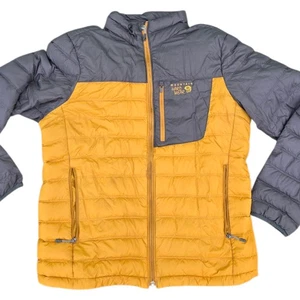 Giacca Dynotherm Mountain Hardwear uomo media M grigio giallo 650 piumino imbottito - Foto 1 di 14