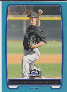 Tyler Gagnon Colorado Rockies 2012 Bowman Blue Border Prospect Card - Picture 1 of 1