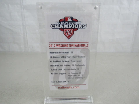 Washington Nationals Opening Day April 1, 2013 Season Ticket Holder Souvenir Cover