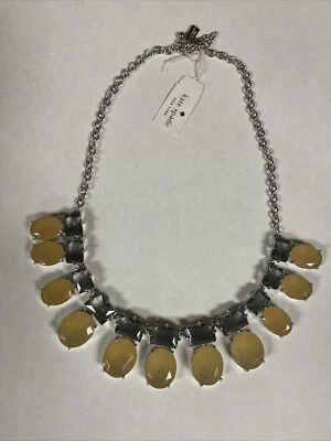 KATE SPADE ОЖЕРЕЛЬЕ HANCOCK ПАРК ДЫМ СЕРЫЙ СЕРЕБРО ЖЕЛТЫЙ - Изображение 1 из 3