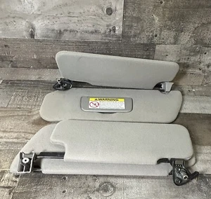 1995-2001 Ford Explorer  LH RH Driver Passenger Sun Visor Pair Gray - Picture 1 of 9