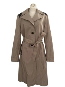 Via Spiga NWT Trench Coat Womens Size L - Picture 1 of 15