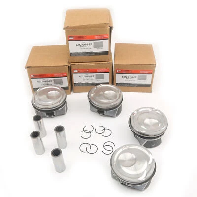 Kit de 4 pistones y anillos EJ7Z6108E para Ford Focus Mustang Lincoln MKC 15-19 2,3 L Foto 1 de 4