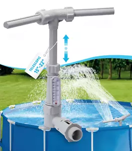 Swimming Pool Waterfall Fountain Sprinkler Fun Dual Sprayer - Picture 1 of 2