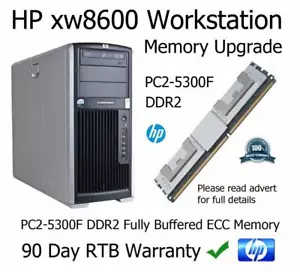 4GB Kit DDR2 PC2-5300F Fully Buffered Memory Upgrade HP xw8600 Workstation - Picture 1 of 2