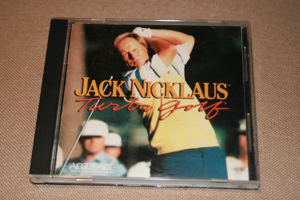Turbografx CD game Jack Nicklaus Turbo Golf (Turbo Duo) original tested! - Image 1 of 4