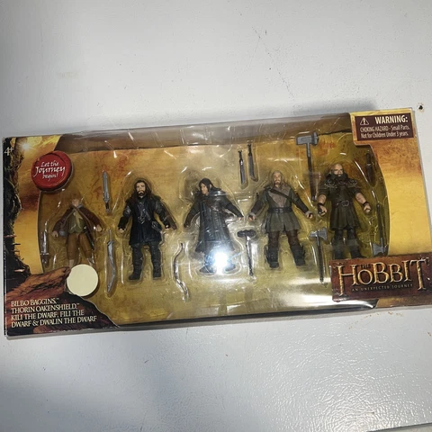 The Hobbit An Unexpected Journey Deluxe Collector Box Set of 5 Figures 2012 *NIB Cover