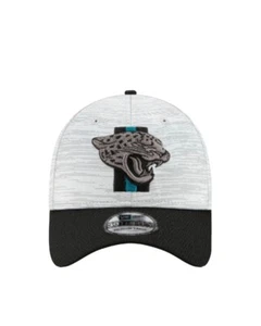 Jacksonville Jaguars New Era 39thirty Fitted Hat Men's Gray/Black New - Picture 1 of 7