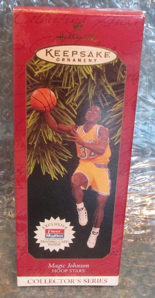 Figura de acción artesanal con sello de MAGIC JOHNSON, LOS ANGELES LAKERS adorno Foto 1 de 1