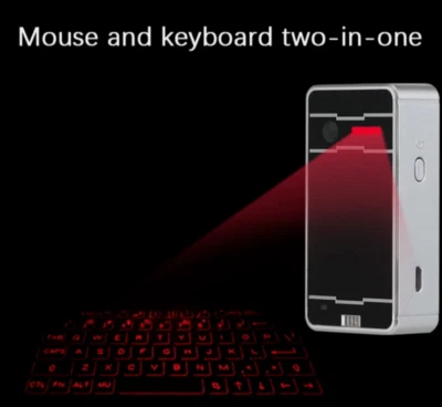 Portable Bluetooth Virtual Laser Keyboard Wireless Projector Tablet Computer - Image 1 of 2