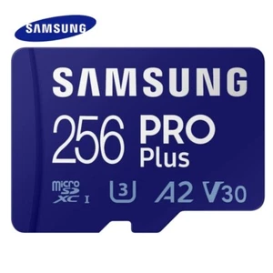 256GB Samsung PRO Plus Micro SD Card 130MB/S Class 10 SDXC U3 A2 TF Memory Card - Picture 1 of 2