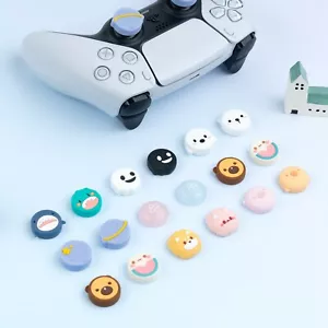 GeekShare PS4 / PS5 / NS Pro Joy Con Thumb Grip Set Joystick Caps Cover 4 PIECE - Picture 1 of 24