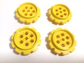 4x NEW LEGO Yellow Technic Large Tread Sprocket Wheel 40.4 (57519)
