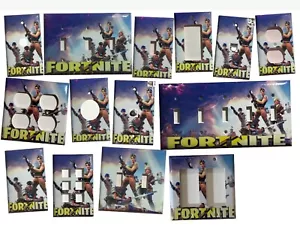 Fortnite Games Light Switch Power Outlet wall Cover Plate Home Decor - Picture 1 of 45