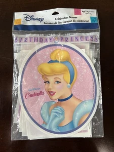 Disney Cinderella Stardust "Birthday Princess" Celebration Banner 8'7" Long - Picture 1 of 6