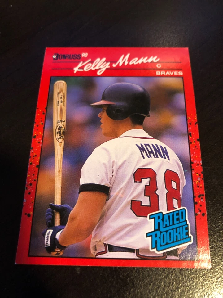 1990 Donruss - Rated Rookie #46 Kelly Mann (RC) - Image 1 of 1