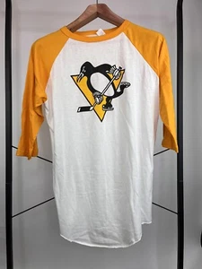 Camiseta De Colección Años 80 Pittsburgh Penguins Manga 3/4 Talla L Burger King Patrocinador - Imagen 1 de 12