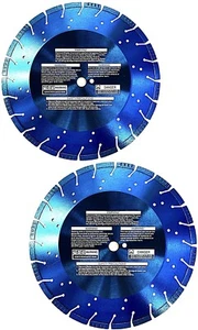 2pk 14" Laser Welded Diamond Blade - Walk Behind, fits Stihl cut off gas saw - Picture 1 of 10