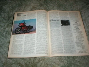 1983 BMW R80RT Cycle Report Tour Test Article  5 pgs 800cc - Picture 1 of 1