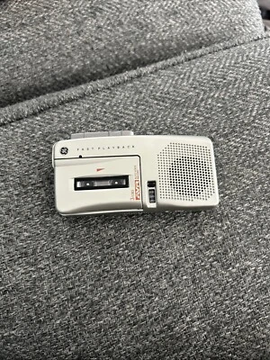 Grabadora de Cassette Activada por Voz Modelo Vintage 3-5383A General Electric Funciona Foto 1 de 3