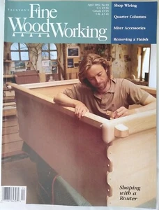 Fine Wood Working Magazine April 1992 - Shaping with a Router - Picture 1 of 2