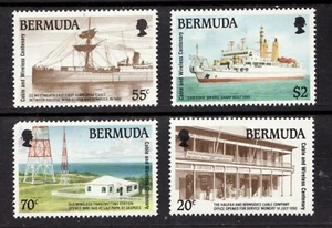 1991 Bermuda SC #601-04 Cable & Wireless Centenary - MH stamps Cv$11.05 - Picture 1 of 1