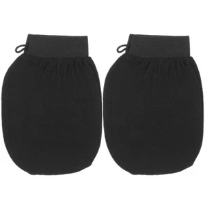 2 Pcs Bath Towel Exfoliating Body Scrubber Exfoliation Scrubbing Mitt Gloves - Bild 1 von 12