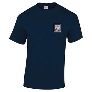 OFFICIAL Royal Navy Embroidered 100% pre-shrunk Cotton T-Shirt - Picture 1 of 11