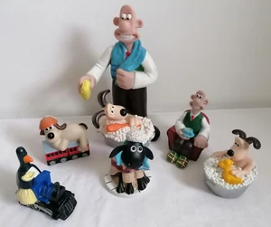 Vintage Wallace and Gromit bubble bath bottle and top Figures 1989 - Picture 1 of 9