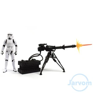 Star Wars 3.75" Vintage Collection Nevarro Deluxe Stormtrooper & E-Web Cannon - Picture 1 of 1